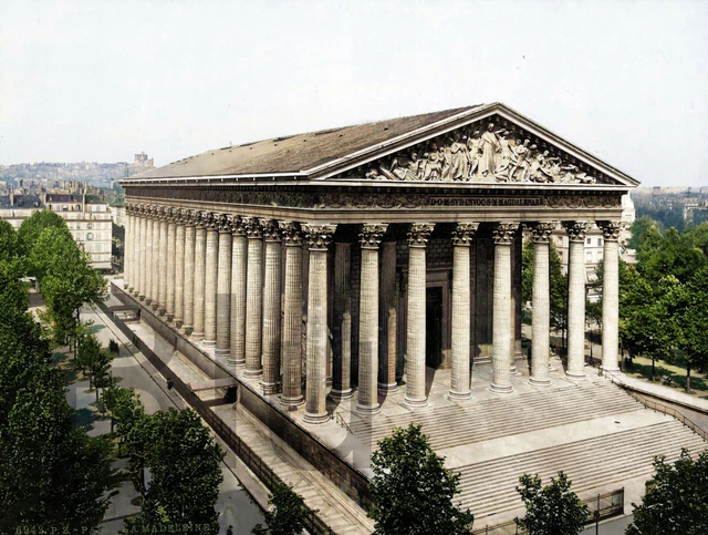 1890 Paris. La Madeleine 11 x 14" Photo Print