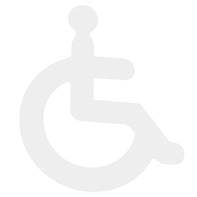 WHEELCHAIR DISABLED TOILET Sign Wheelchair Disabled Restroom Guide Sign