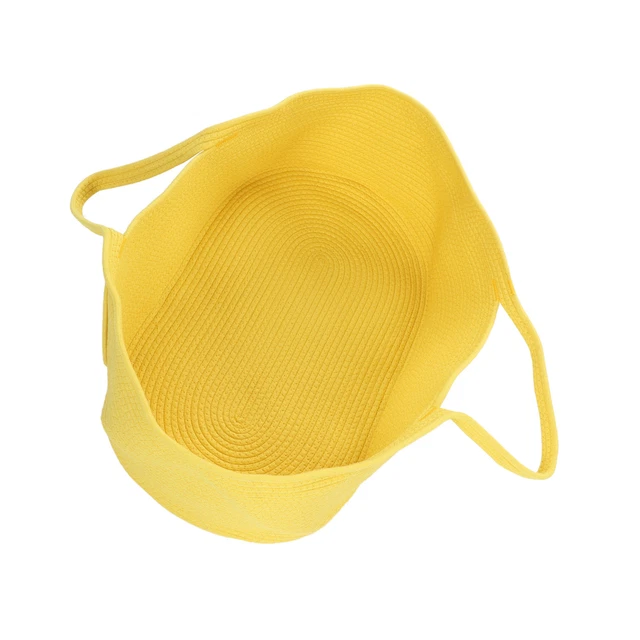 Cesta de portabebés (amarilla) de algodón cesta de seguridad para dormir plegable para bebés dibujos animados