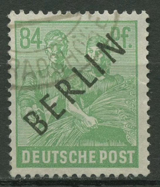 Berlin 1948 Schwarzaufdruck 16 gestempelt geprüft