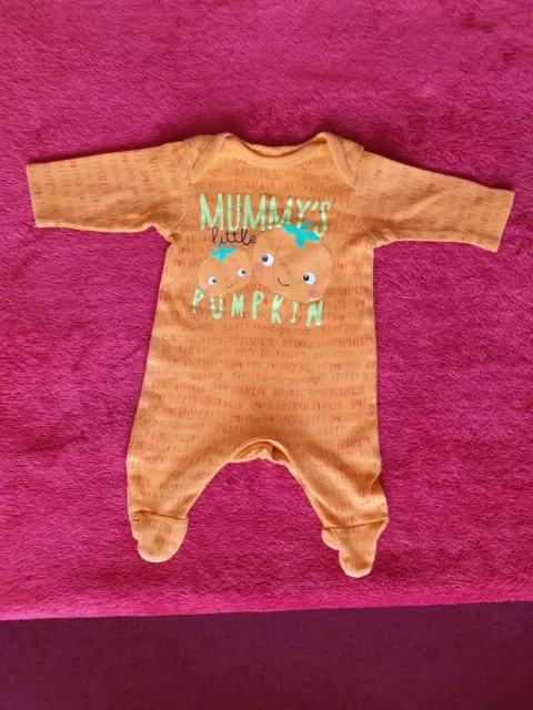 Baby Girls Or Boys Halloween Sleepsuit Size Small Baby Brand Mini Club Excellent