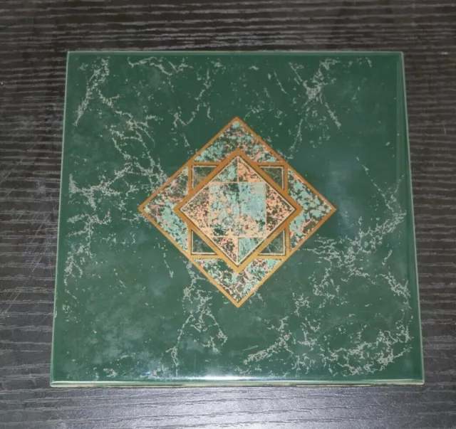 6x6 Tile California Green Diamond Royal Design Ceramic Wall For Bathroom