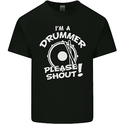 BATTERIA IM un batterista si prega Shout Divertente Uomo Cotone T-Shirt Tee Top