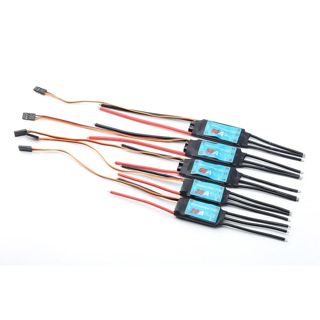 BRUSHLESS ESC TWO-WAY Brushless Components Control Ship ESC Parts RC ...