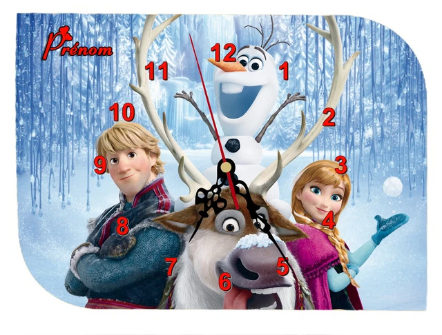 horloge pendule murale enfant personnalisable prénom au choix