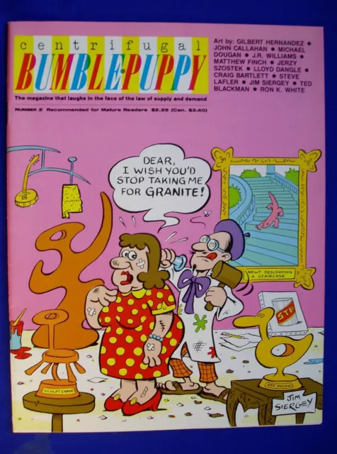Centrifugal Bumblepuppy 2. Underground comic Fantagraphics 1988 Mag-size. VFN/NM