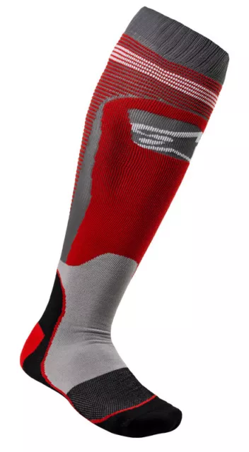 Alpinestars Mx Plus-1 Socks Red/Cool Small