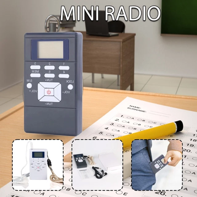 New Portable Digital FM Radio Mini Pocket Walkman Receiver Stereo w/ Earphone p-