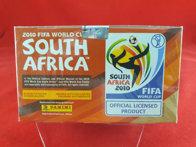 Panini WM 2010 1 Box = 100 Tüten = 500 Sticker WC 10 South Africa Display