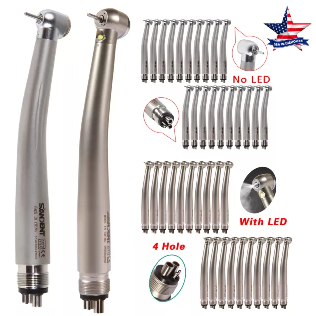 NSK Style Dental Fiber Optic LED Egenerator / high speed handpiece Turbine 4HOLE