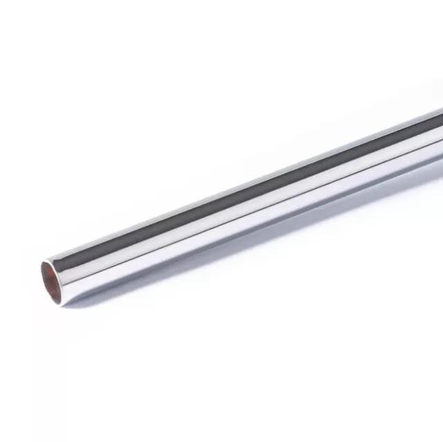 Chrome plated copper pipe tube 15mm / 22mm diameter length 200mm - 1000mm