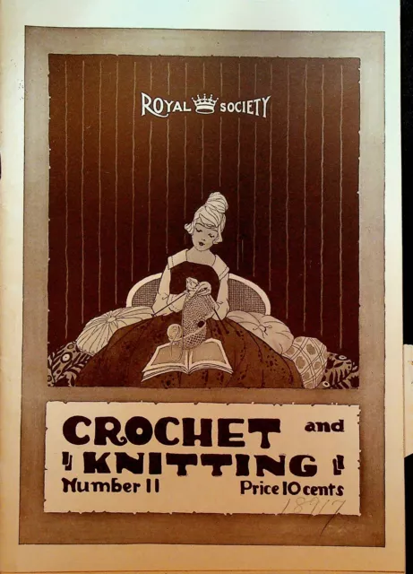 Crochet & Knitting #11 Royal Society Booklet 1917
