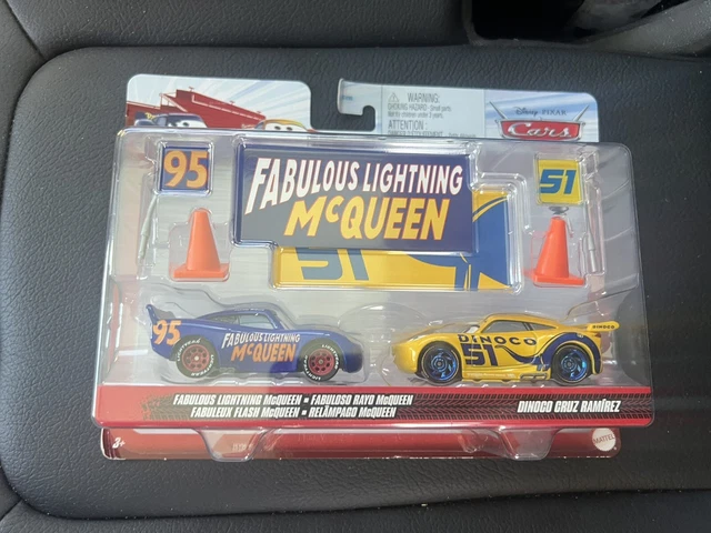 DISNEY PIXAR CARS Fabulous Lightning McQueen und Dinoco Cruz Ramirez ...