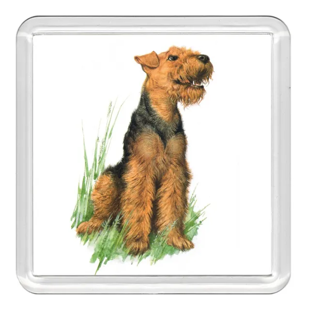 Welsh Terrier Dog Acrylic Coaster Novelty Drink Cup Mat Great Gift
