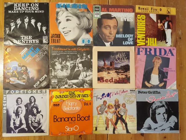 12 Rock-Pop Singles, 60er-80er, The Gentrys, Frida, Jackie Trent, PopTops, Tol &