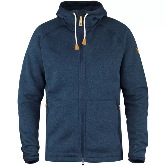 Fjällräven Övik Fleece Hoodie Kapuzen Fleecejacke Herren mit G 1000 Besätzen