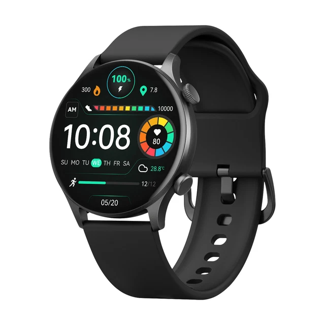 SOLAR SMART WATCH 1.43" AMOLED Display Bluetooth Call Health Monitor