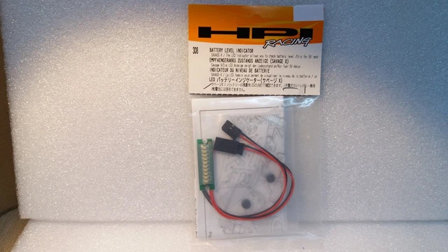 HPI Savage 受信機用Level Indicator HPI Racing Savage Battery Level Indicator 308 Set 160565