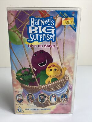 Barneys Big Surprise Live On Stage Rare Childrens Vhs Video 2 Eur 12 91 Barneys Big Surprise Live On Stage Rare Childrens Vhs Video 2 Eur 12 91
