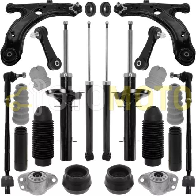 Kit Complet 4X Amortisseur Pièces Suspension De Roue Avant Pour Vw Bora Golf 4