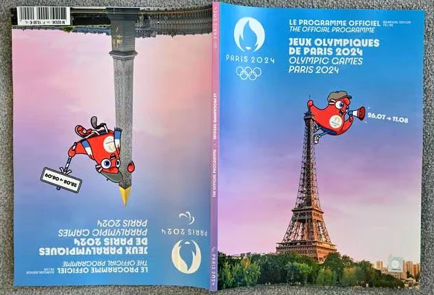 Programme Officiel Des Jeux Olympiques Paris 2024 – 228 Pages + Aimant