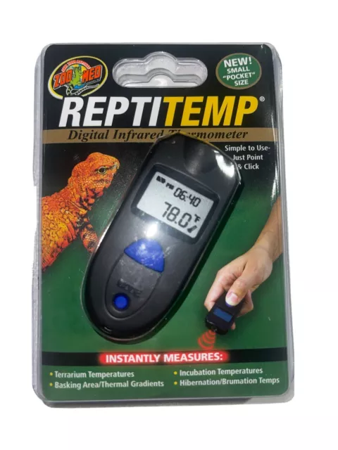 repti zoo SH126 Reptile Terrariums Digital Max Min Thermometer