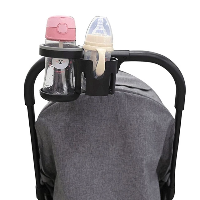 poussette bébé Porte-gobelet de stockage Poussette double porte-gobelet