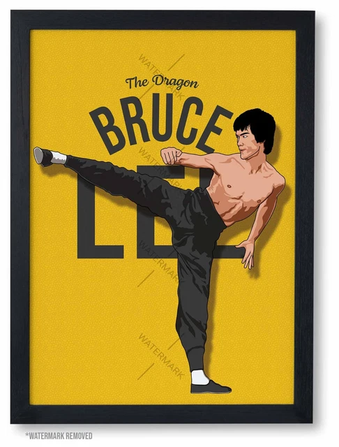 Poster Bruce Lee | poster arti marziali, poster palestra MMA, arte da parete Jeet Kune Do