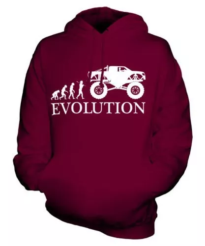 Monster Truck Évolution De Homme Unisexe Capuche Hommes Femmes Cadeau