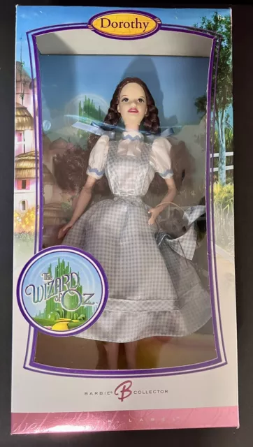 Wizard of Oz BARBIE Doll Collection Dorothy 2006 Pink Label NEW with Toto