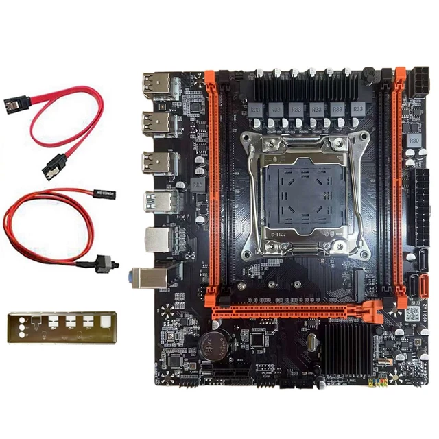 X99H DESKTOP MOTHERBOARD Kit B85 LGA2011-3 4X DDR4 REG ECC Slots M.2 ...