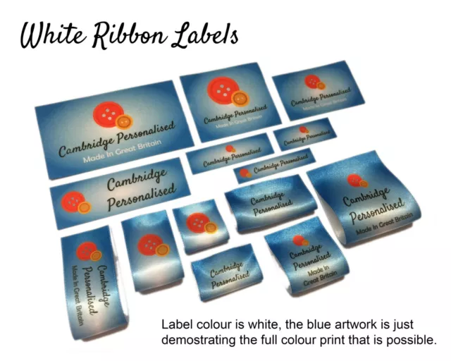 Personalised Fabric Labels For Craft Handmade Knitting Sewing