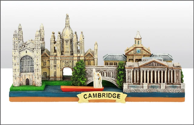 Cambridge Poli Modello 19 CM Università Ponte Dei Sospiri Fitzwilliam Museo