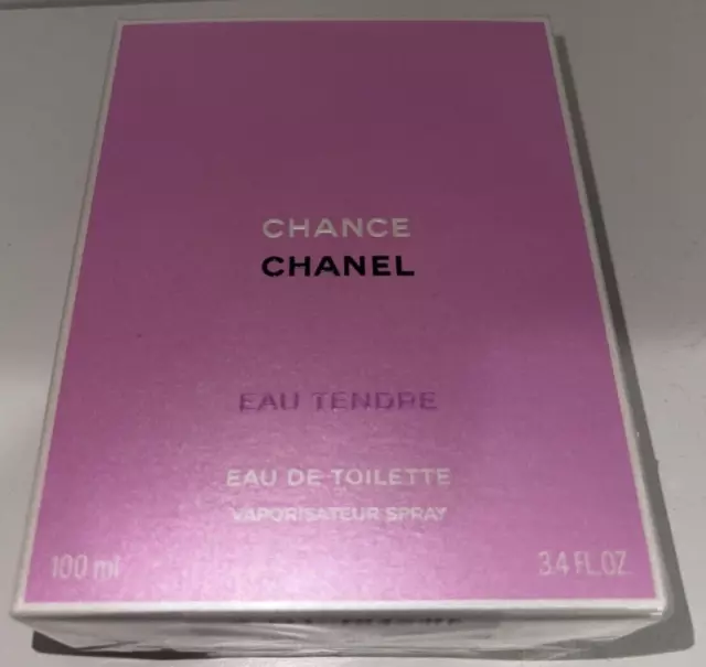 CHANEL CHANCE EAU Tendre Eau De Toilette Spray 3.4 fl oz / 100 ml