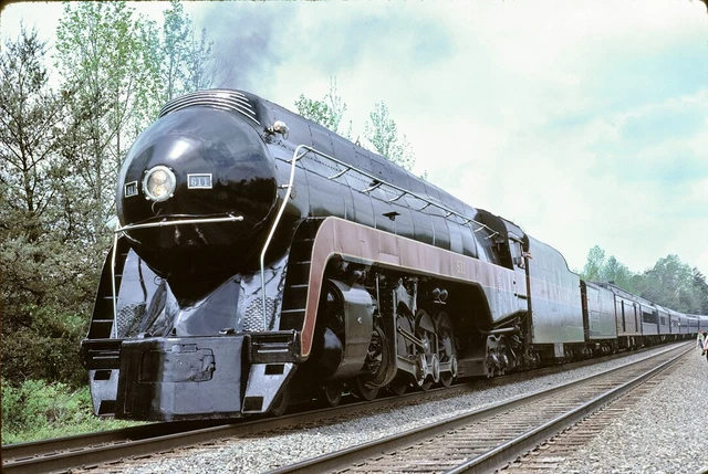 Norfolk & Western (NW) - 4-8-4 - #611 - Original 35mm Slide (d)