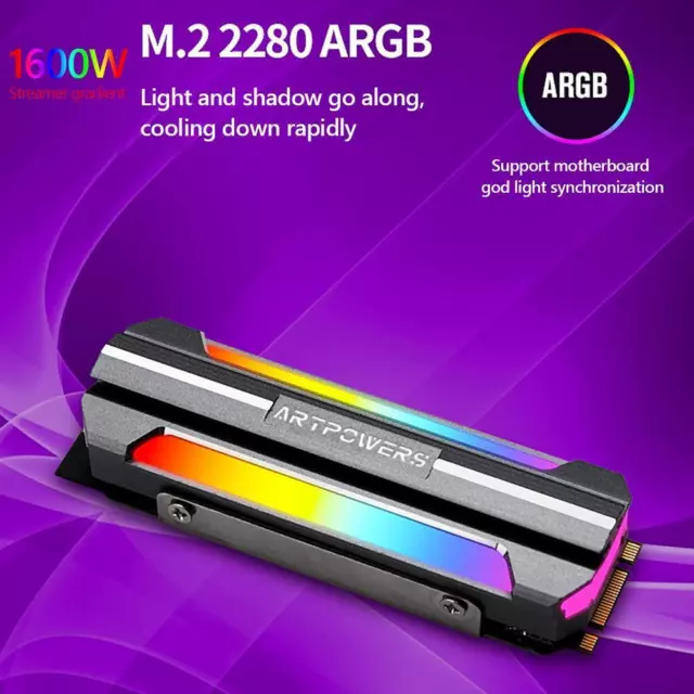 M.2 SSD refrigeratore dissipatore di calore alluminio M.2 2280 NVME radiatore disco rigido a stato solido