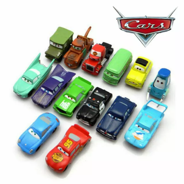 New Disney Pixar Cars Action Figures Lightning McQueen Mater Cake Topper Kids UK