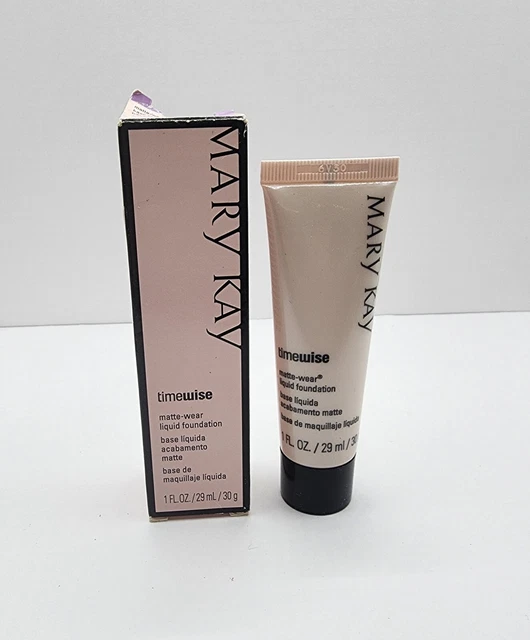 Base Mary Kay TimeWise beige 5 desgaste mate. Líquido. Nuevo en caja