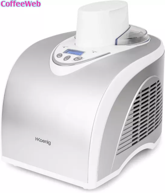 H.Koenig HF180 Macchina per Gelati E Sorbetti, Gelatiera, 1L, Programmabile, Gel 3