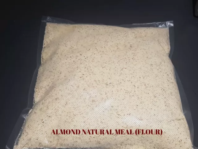 BULK 2 KG Natural ALMOND MEAL - ALMOND FLOUR - Vacuum Packed -  Free Postage