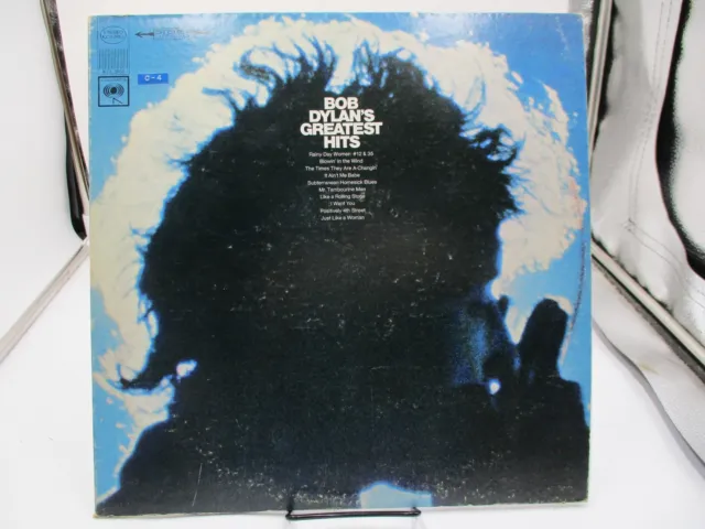 Bob Dylan "Greatest Hits" LP Record Ultrasonic Clean  Columbia 2 Eye EX c VG+