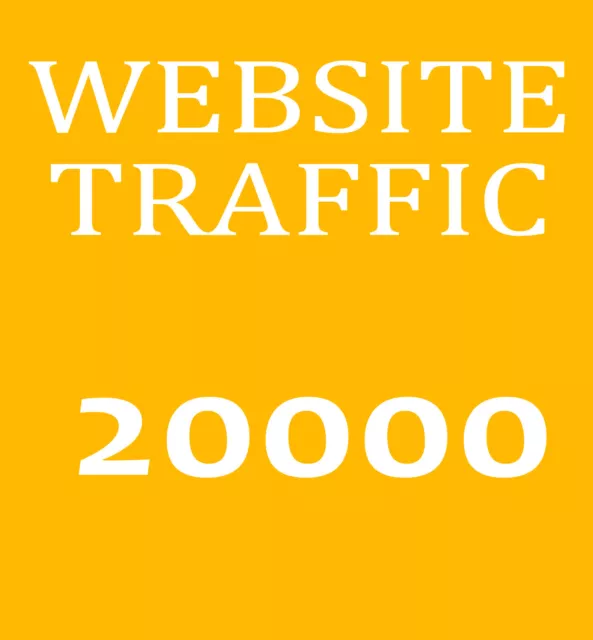 20.000 Besucher-Traffic - Bewerbung ihrer Website - Marketing und Promotion Top