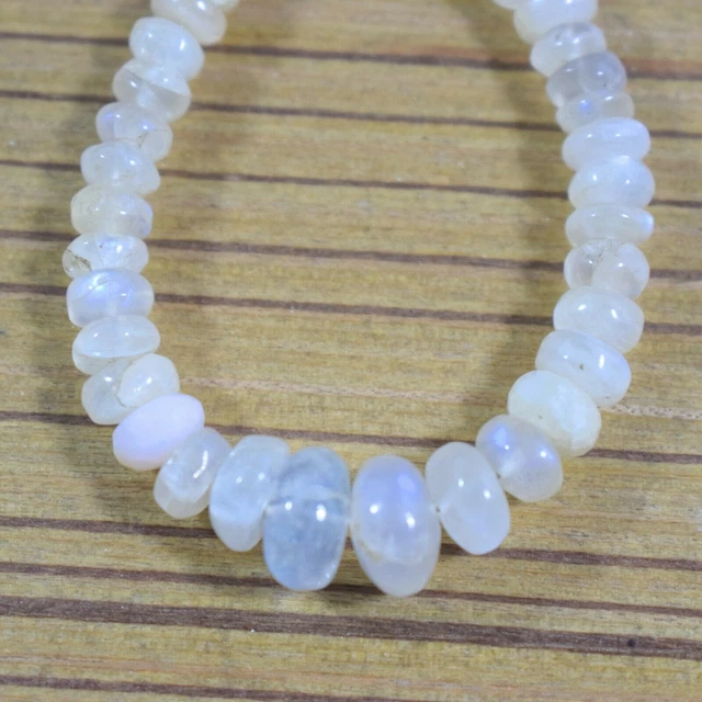 Perles de pierres précieuses en vrac en forme de bouton lisse en pierre de...
