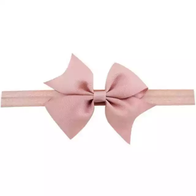 Newborn Baby Girl Bow Hair Band Toddler Kids Headband Ribbon Headwear Shower