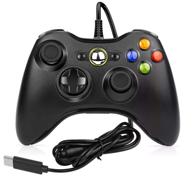 Für Microsoft Xbox 360 Game Controller Gamepad PC Windows USB Wired Neu