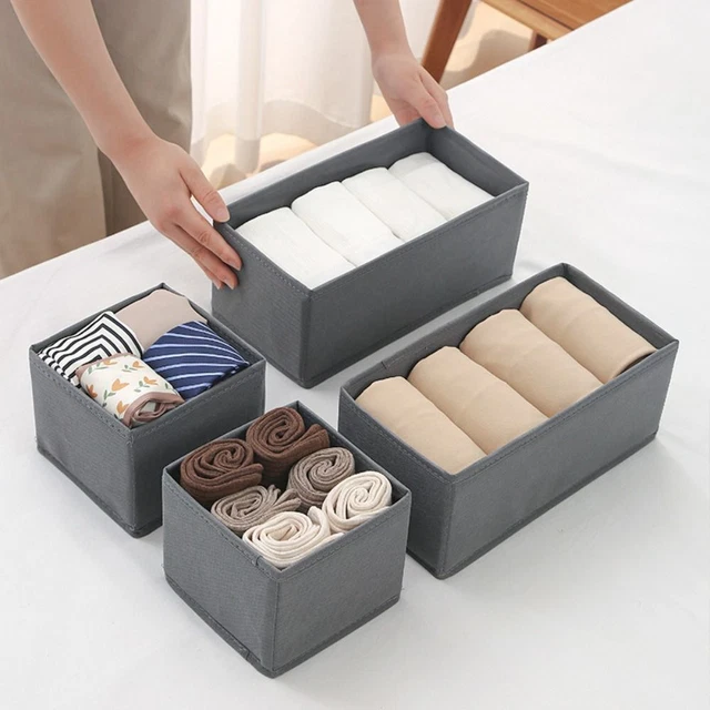 Classification T-Shirt Jeans Storage Box Foldable Storage Basket  Home