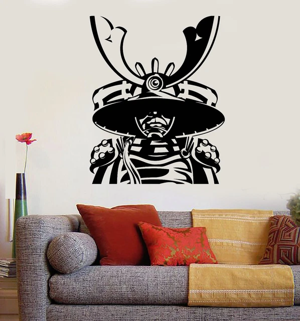 Tableau Samouraï Guerrier – Impression Sur Toile Encadrée, Art Mural Japonais