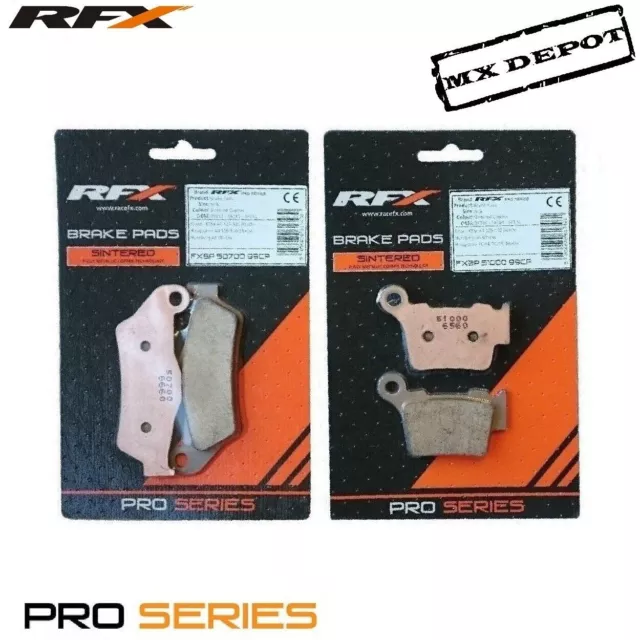 Ktm Front & Rear Brake Pad Set Rfx Pro Exc 125 150 200 250 300 2004 - 2023