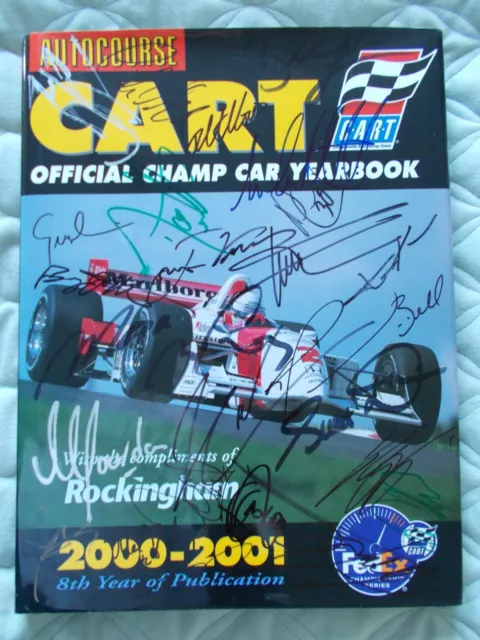 Book – Autocourse Cart Yearbook 2000 – 2001 – Signed by Drivers