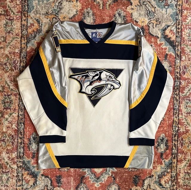 Nashville predators starter hockey jersey custom made NHL Captain Large